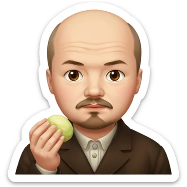 Lenin ăn mochi sticker