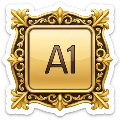 1600 Hundred sign sticker