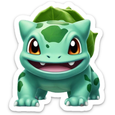 bulbasaur caminando sticker