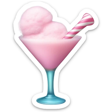 cotton candy martini sticker