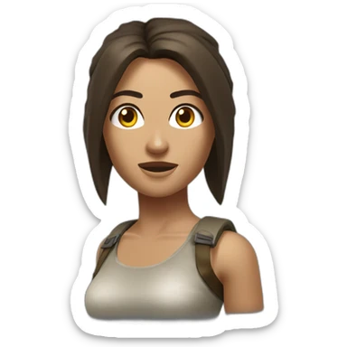tomb raider boxy sticker