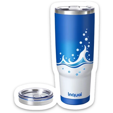 Royal blue THE QUENCHER H2.0 FLOWSTATE™ TUMBLER | 40 OZ  sticker