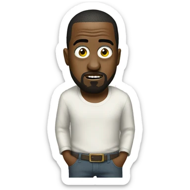 Minion kanye west sticker