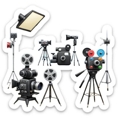 film making studio sticker