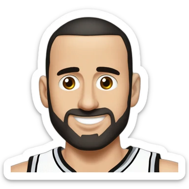Manu ginobili San Antonio Spurs sticker