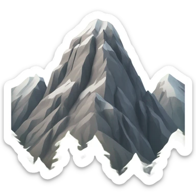 mountain sticker