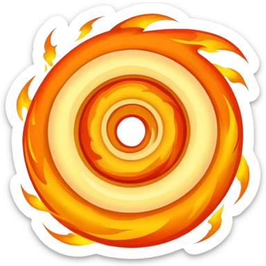 Blazing Inferno sticker
