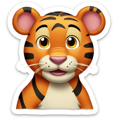 Tigger from Winnie the Pooh and friends  sticker