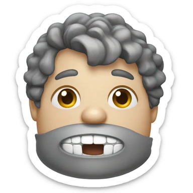 crea un dentista gordito sticker