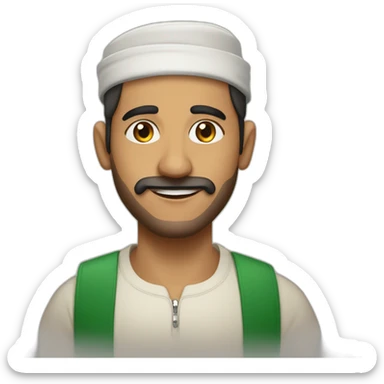 un maghrebin beau gosse sticker