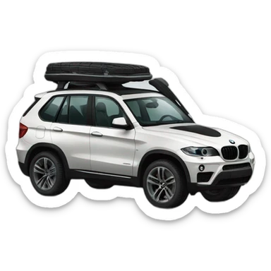 Bmw suv black sticker