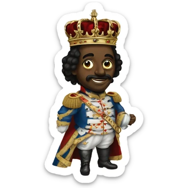 The King of Great Britain in the 17th century, George 1 sticker