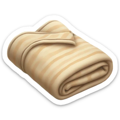 beige blanket bundle sticker