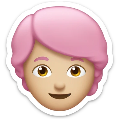 Mate color rosa sticker