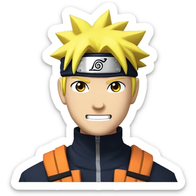 Naruto from naruto shippuden  sticker