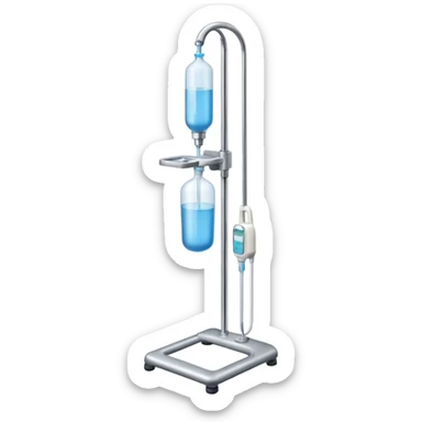 IV stand sticker