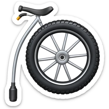 bike tire  pump sticker