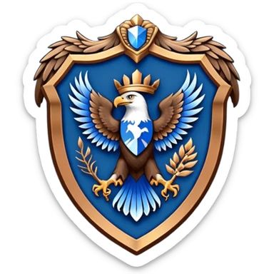Hogwarts Ravenclaw crest Eagle sticker