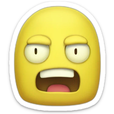 Lemongrab panic sticker