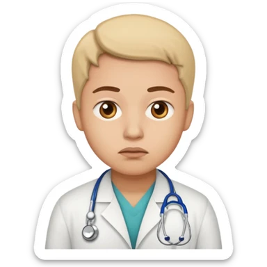 They need some concern on their face; they need to be considering one of two medical options. I don't want doctors!!!! sticker