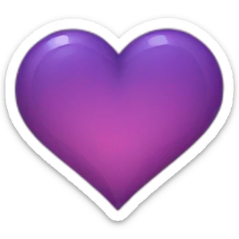 PIXEL HEART PURPLE sticker