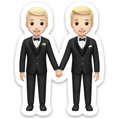 Gay civil partners cerelony in UK sticker