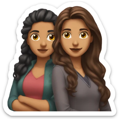 Sonia and veena and Kavita  sticker