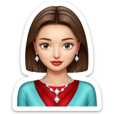 diamonds to supermodel Miranda Kerr sticker