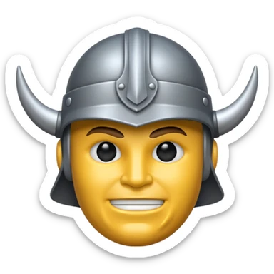 an emoji of a raider from arc raiders sticker