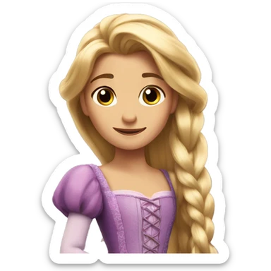 rapunzel  sticker
