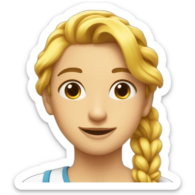 Câlin avec meilleur amie sticker