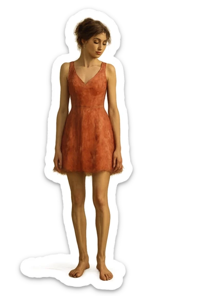 Donna con gambe snelle sticker