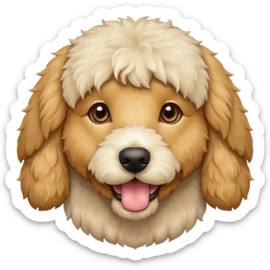 Golden doodle sticker