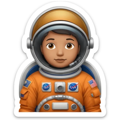 astronaut fat man sticker