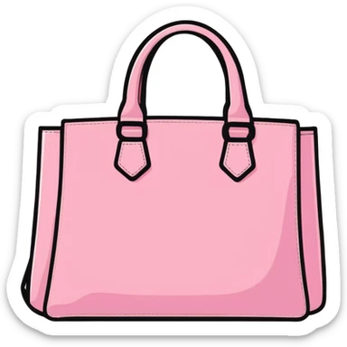 pink handbag sticker