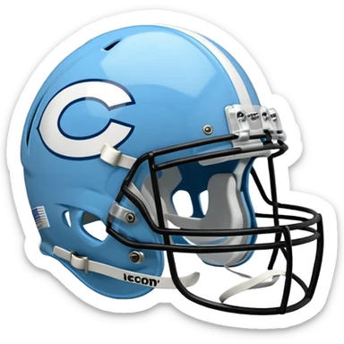 college football Carolina Blue helmet

 sticker