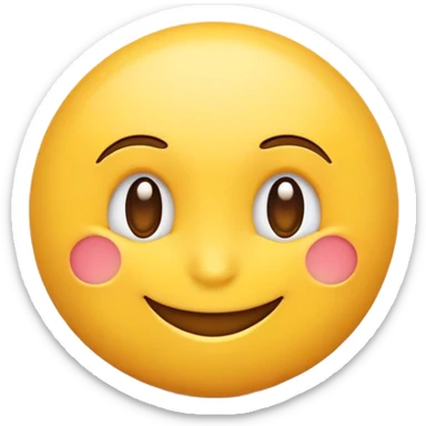 Proud smirking emoji sticker