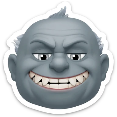 Troll face sticker