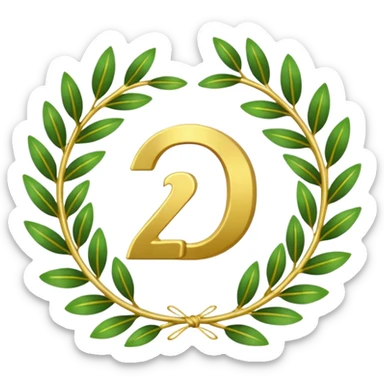 The number that took 23rd place was decorated with an imperial laurel wreath sticker