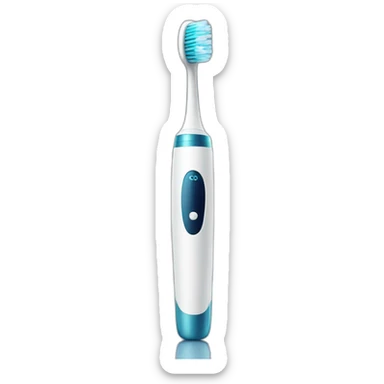 Electric toothbrush sticker