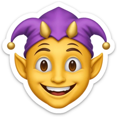 jester emoji  sticker