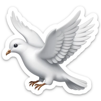 Dove symbol sticker