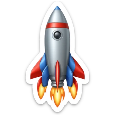 rocket sticker