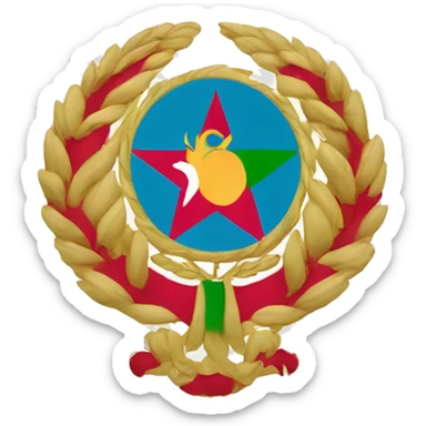 National Emblem Of Azerbaijan sticker