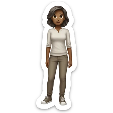 Im jus a girl sticker