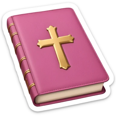 Bible pink  sticker