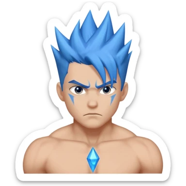 super saiyan blue sticker