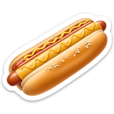 Vince Lombardi trophy hot dog sticker