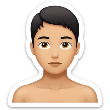 fron genderless silhouette to illustrate a user. Colour should have contrast for both light and dark backgrounds sticker