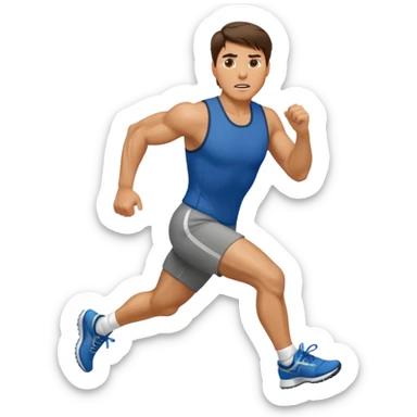 tom cruise sprinting, mission impossible sticker